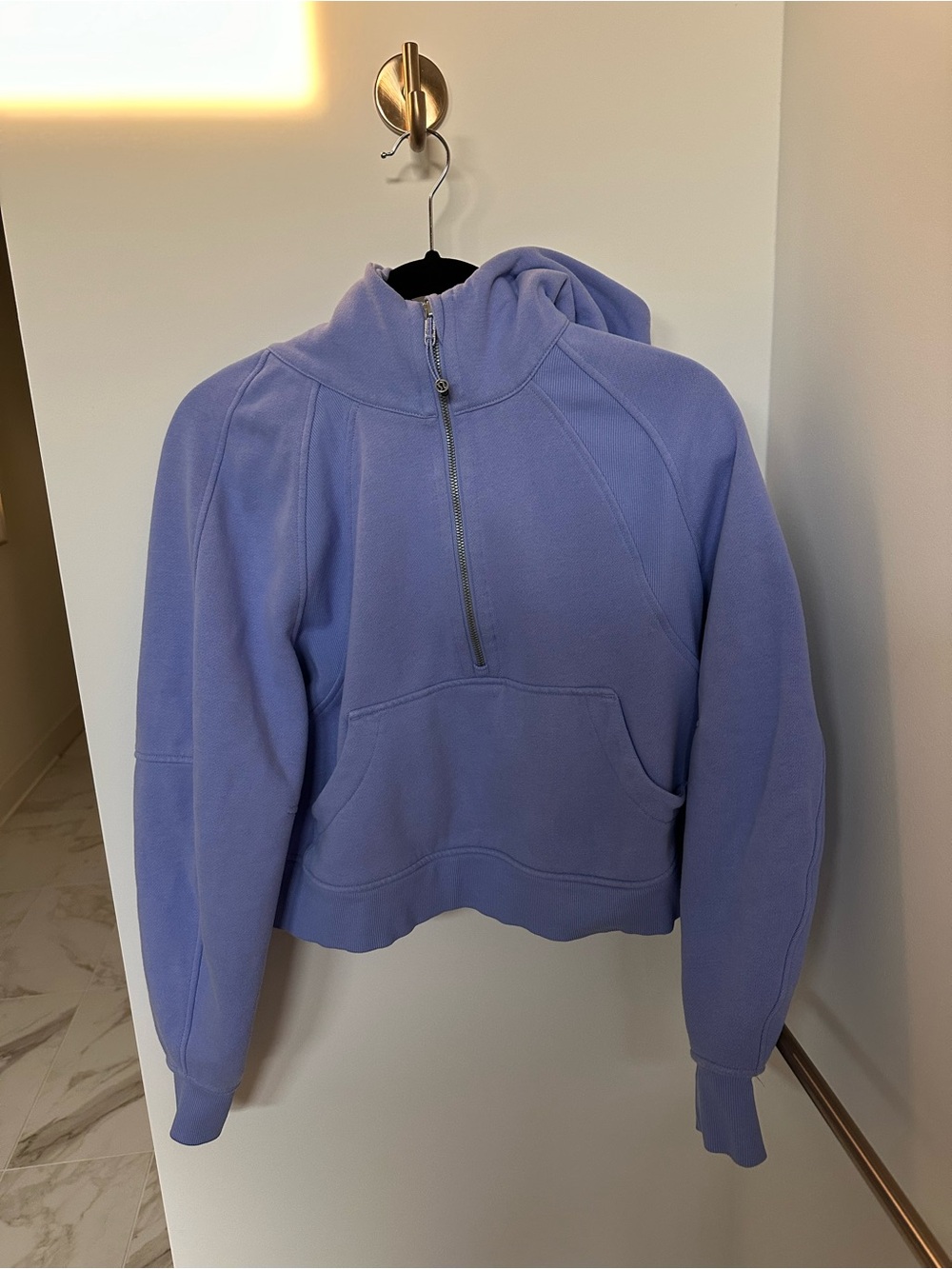 lululemon athletica Lavender Half-Zip Hoodie Pullover